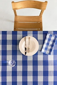 CHECK COTTON TABLECLOTH