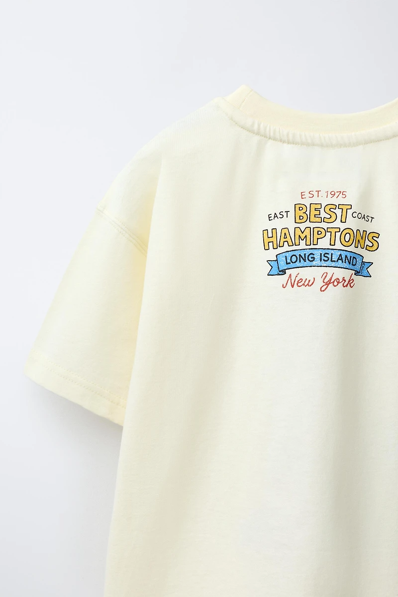 T-SHIRT IMPRIMÉ À MESSAGE