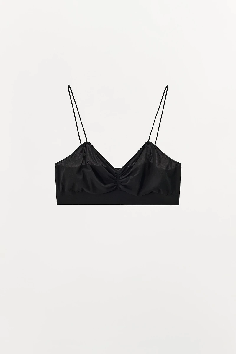 RUCHED DEMI BRA