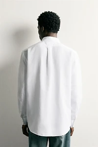 COTTON-LINEN REGULAR FIT SHIRT