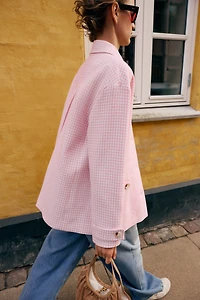 GINGHAM CHECK JACKET