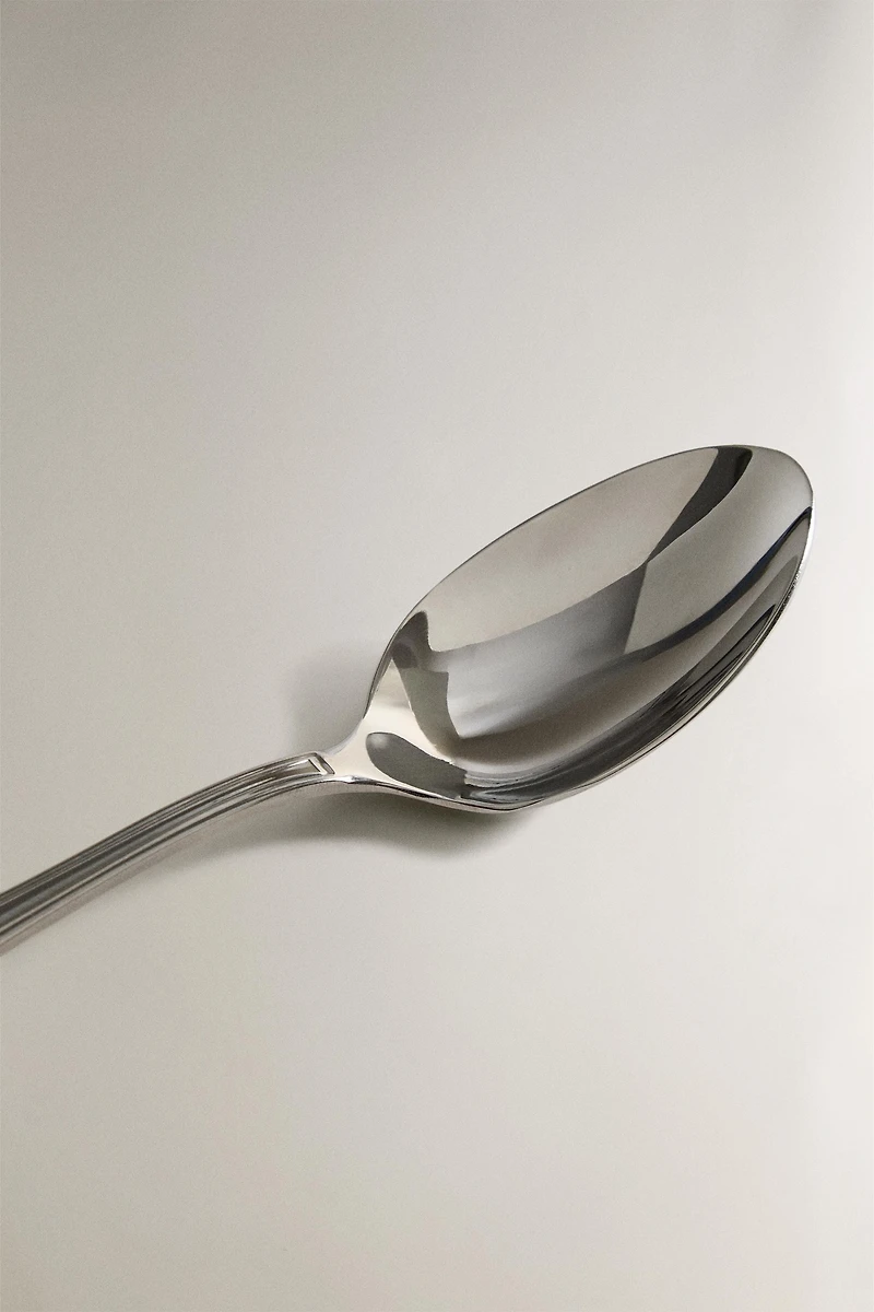 SHINY STEEL DESSERT SPOON