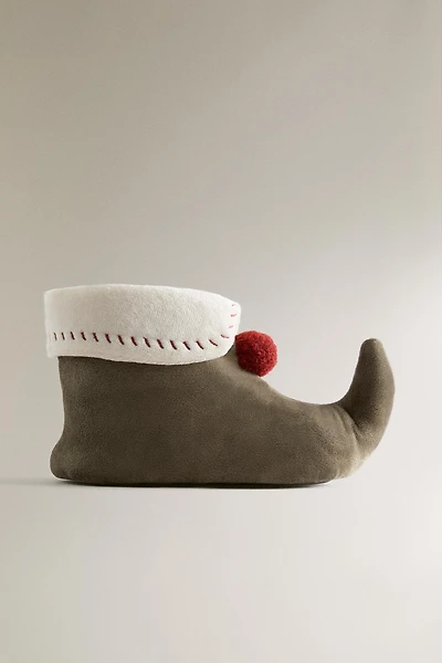 CHILDREN'S CHRISTMAS ELF SLIPPERS