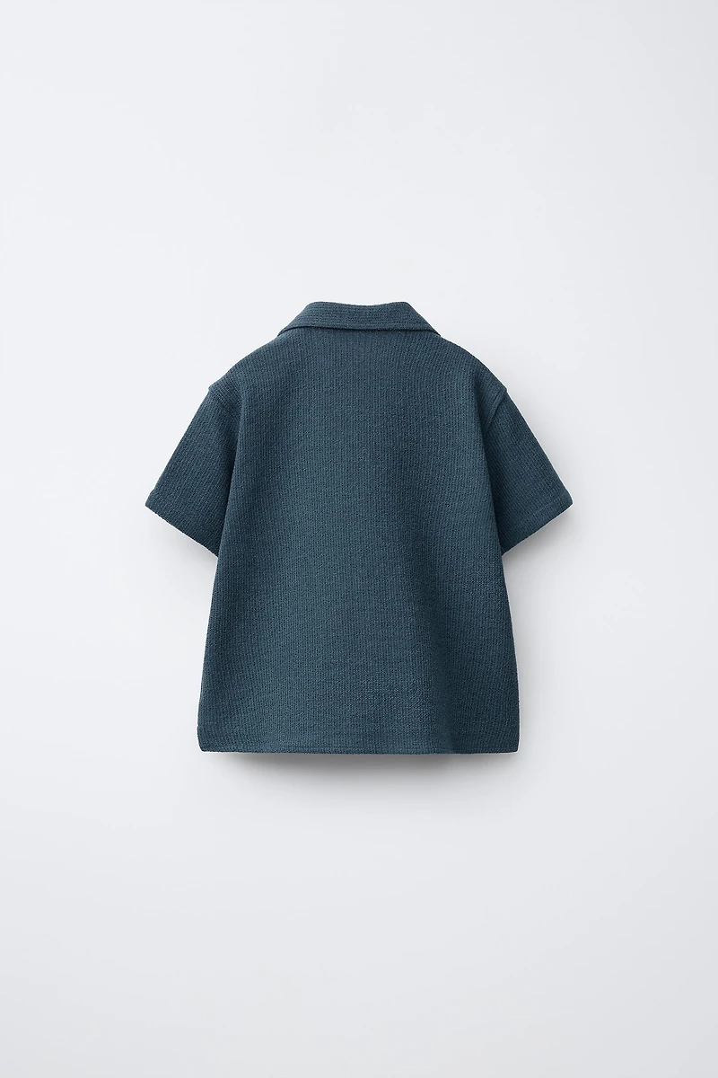 PLAIN TEXTURED SHIRT