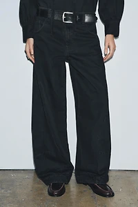 ZW COLLECTION LOW RISE BALLOON JEANS