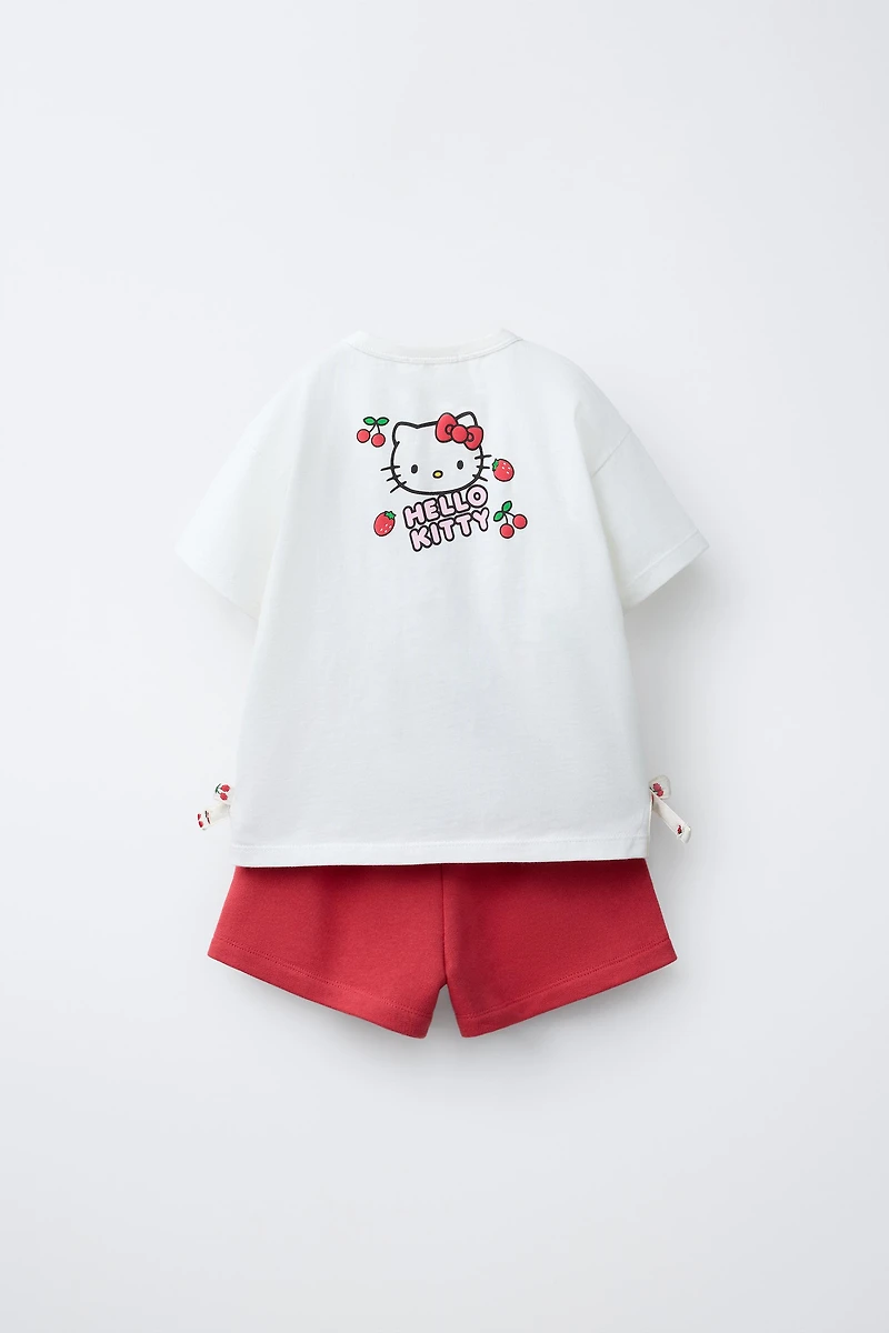 HELLO KITTY © SANRIO CHERRY T-SHIRT AND BERMUDA SET