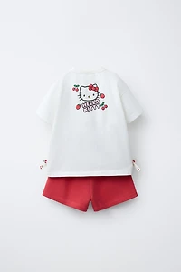 HELLO KITTY © SANRIO CHERRY T-SHIRT AND BERMUDA SET
