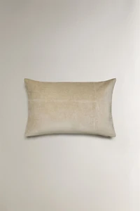 HOUSSE DE COUSSIN EN VELOURS DÉLAVÉ
