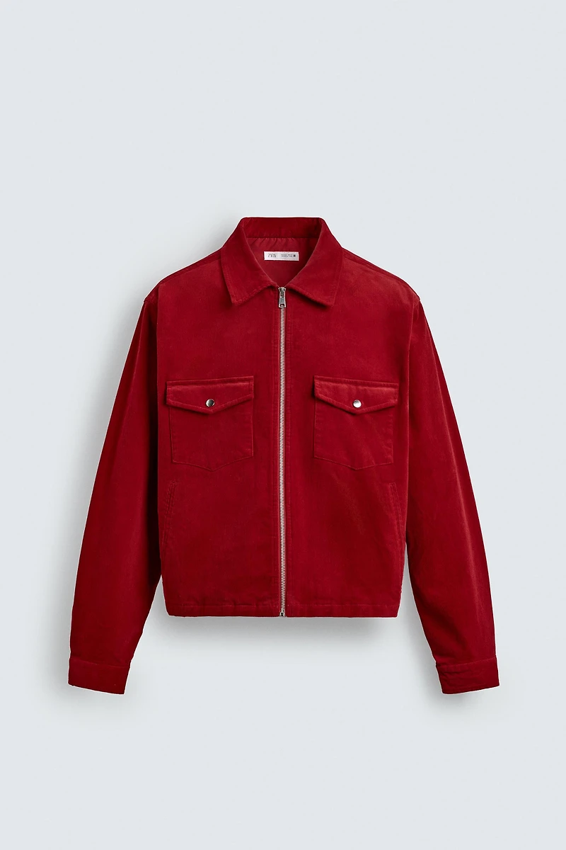 BOXY FIT CORDUROY OVERSHIRT