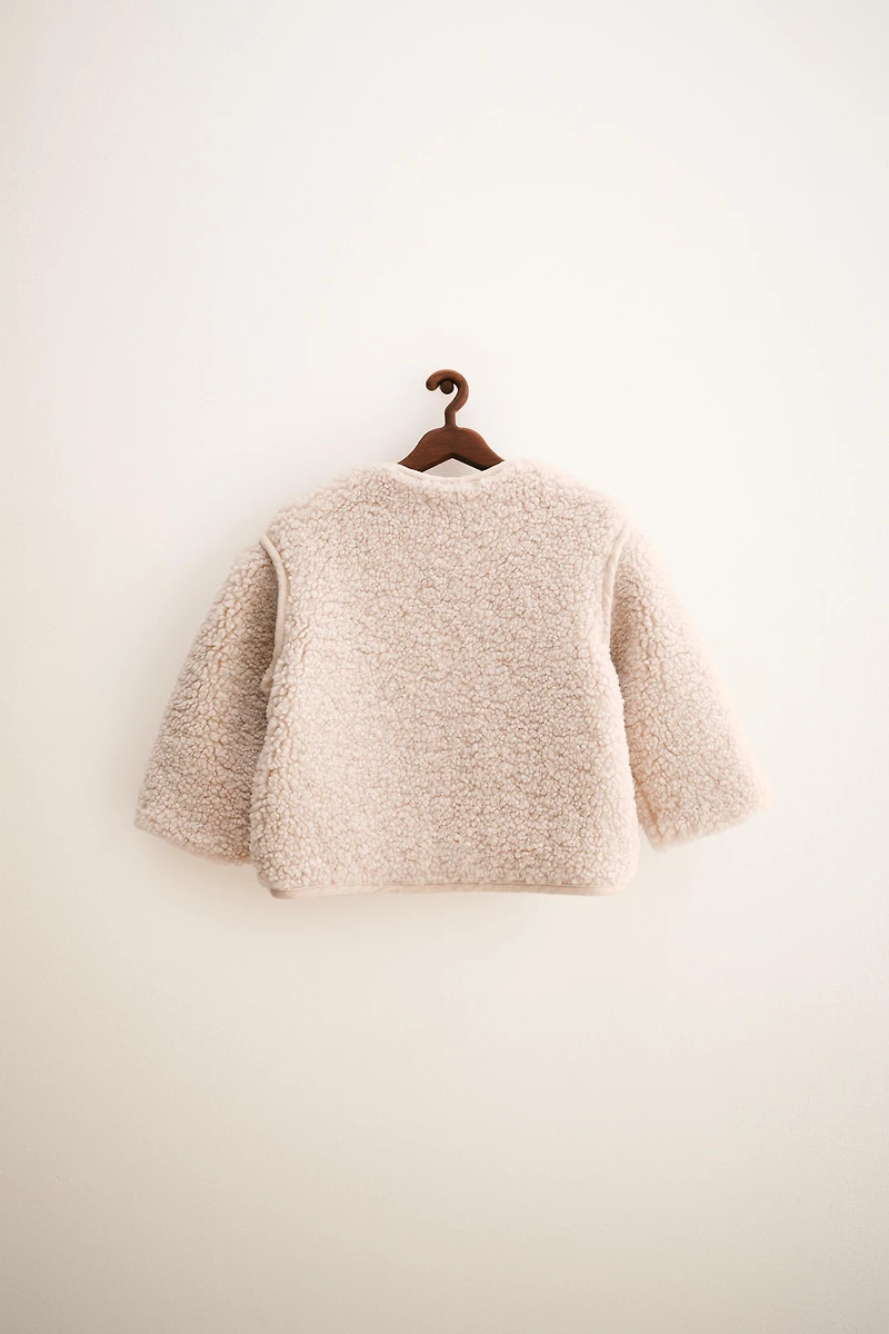 ZARA TIMELESS - VESTE EFFET MOUTON