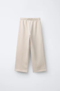 WIDE LEG FLEECE PANTS