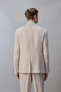 100% LINEN SUIT BLAZER