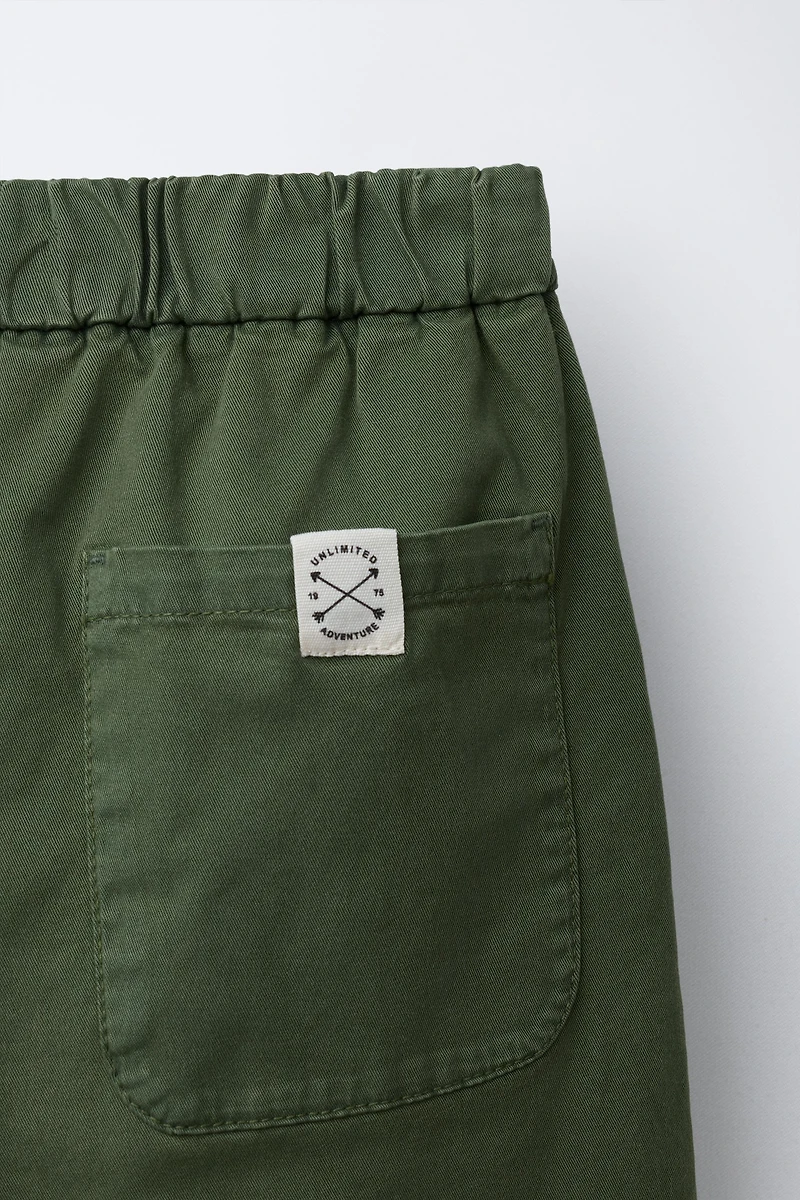 BALLOON PANTS WITH SEAM DETAIL