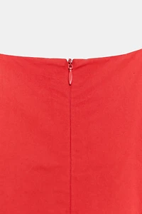 ZW COLLECTION POPLIN MINI DRESS