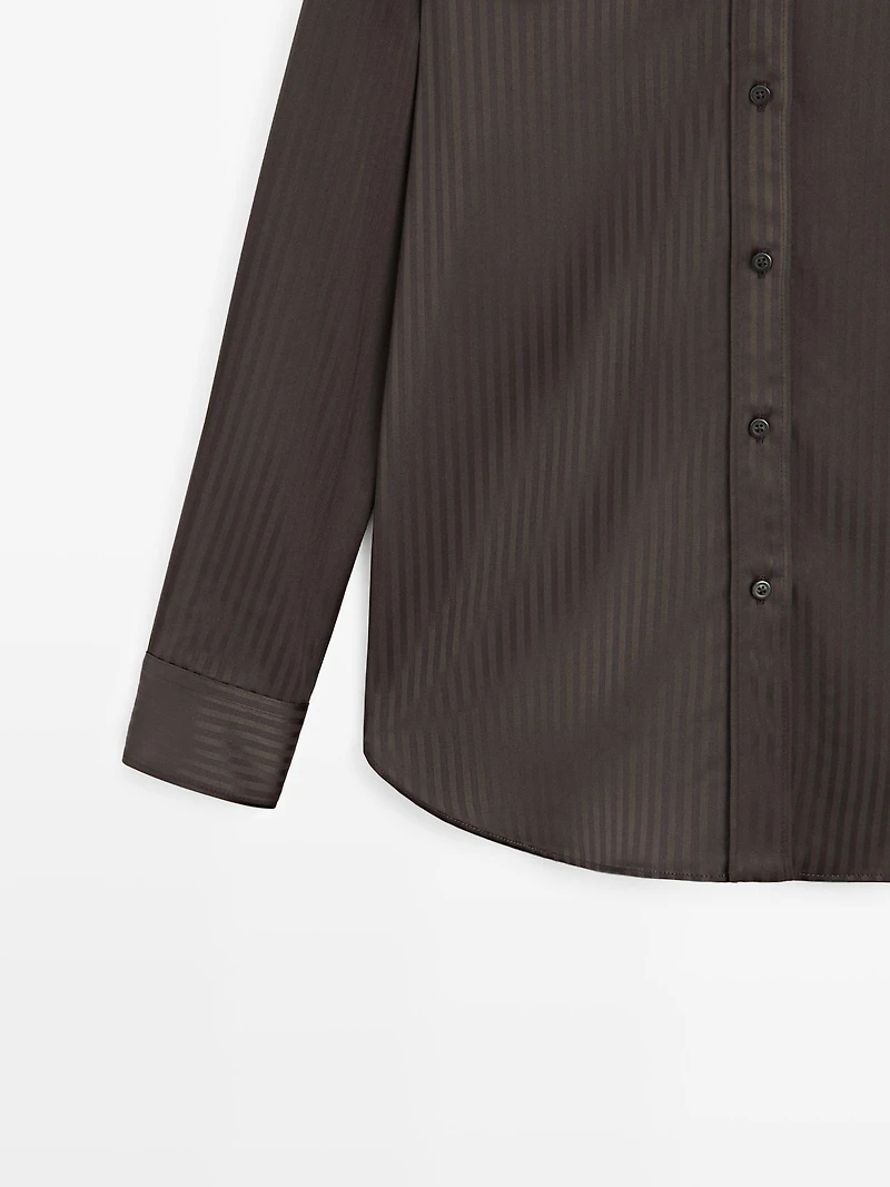 Chemisier fluide à rayures