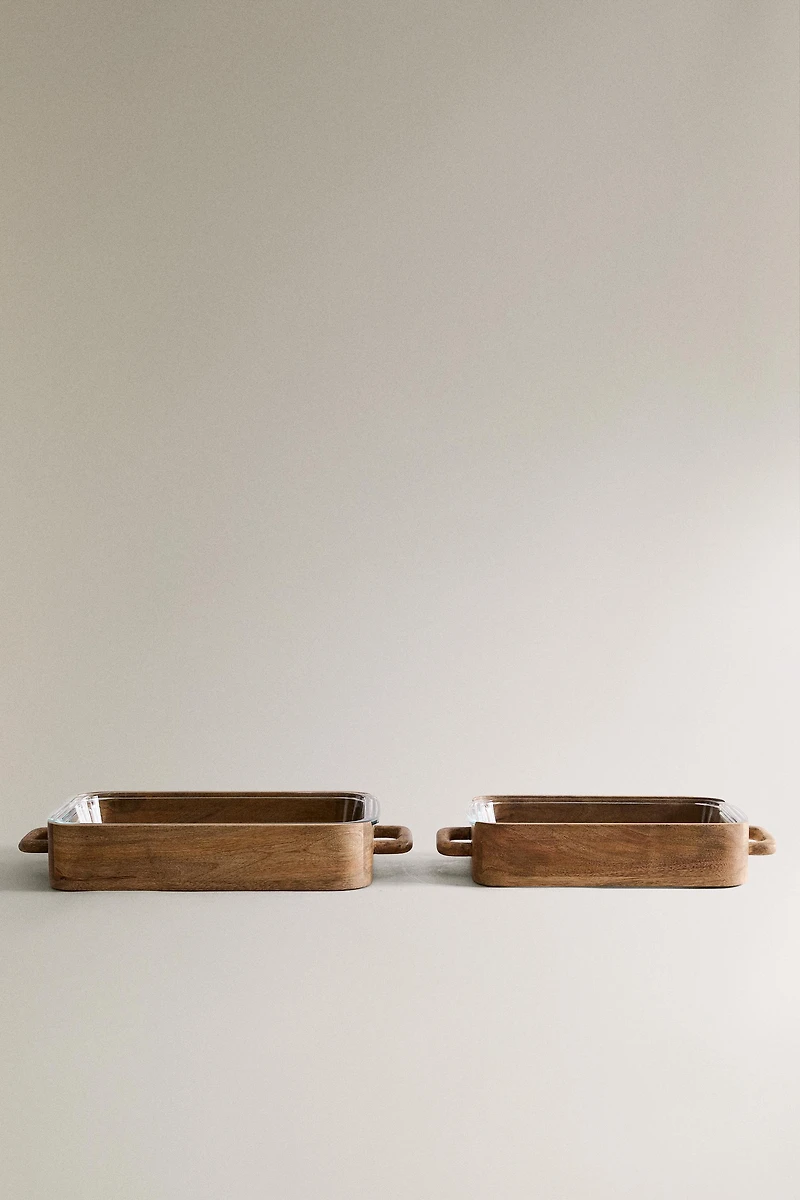 PLAT FOUR VERRE ET MANGUIER
