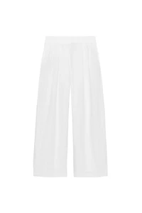 PANTALON À PLIS 100 % LIN ZW COLLECTION