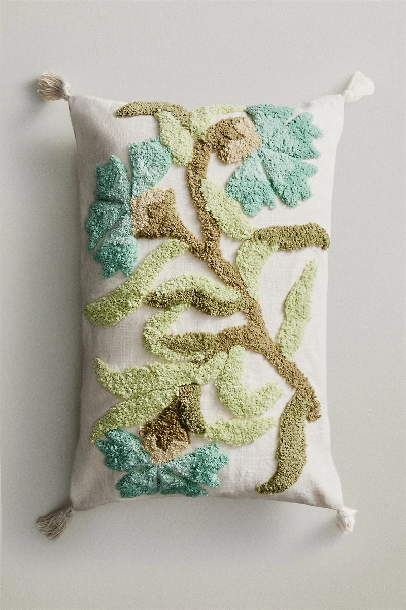 TUFTING THROW PILLOW COVER