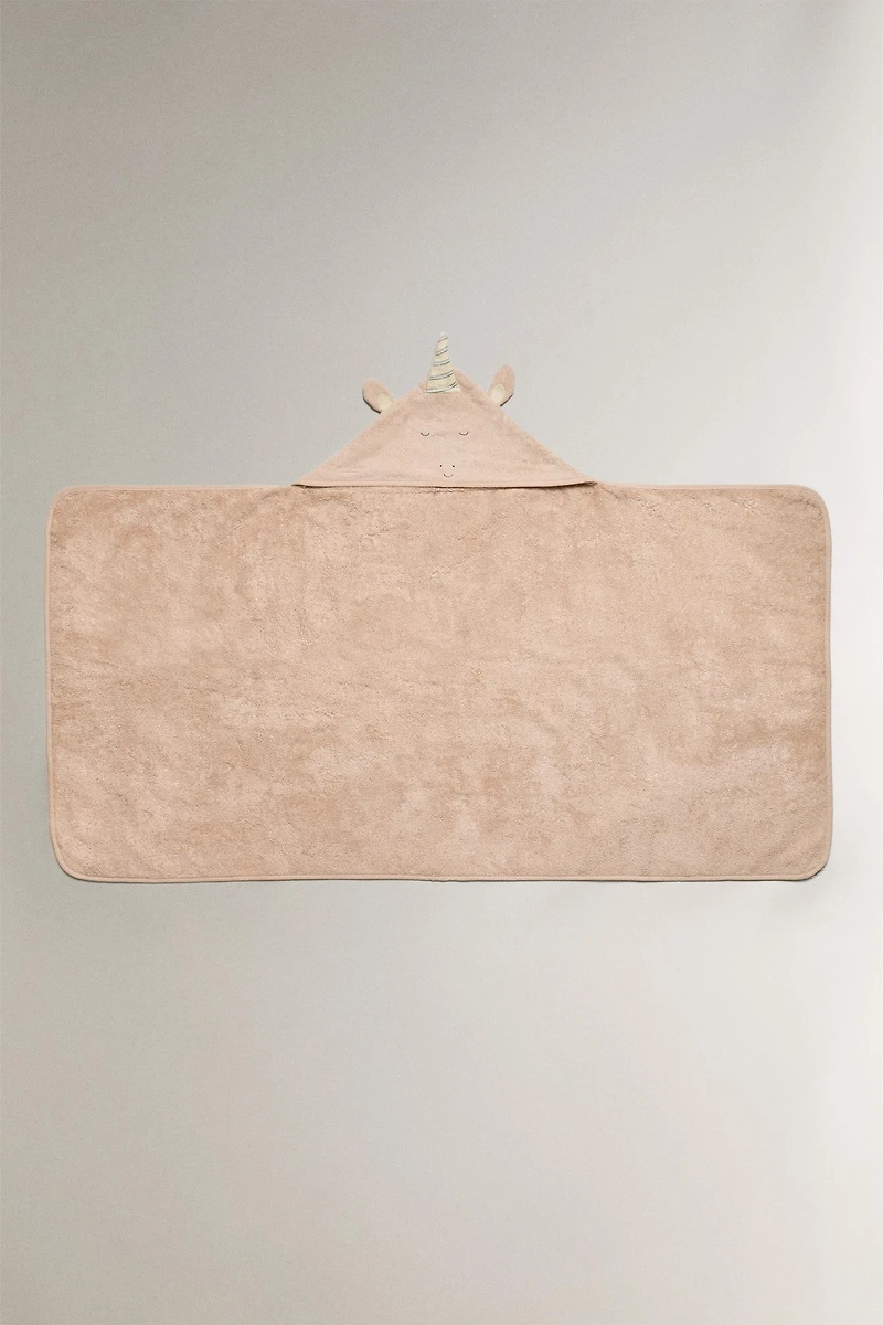 SERVIETTE DE BAIN BÉBÉ À CAPUCHE