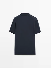 Surchemise en maille à manches courtes