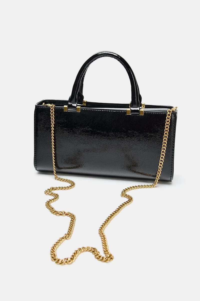 TEXTURED TOTE BAG