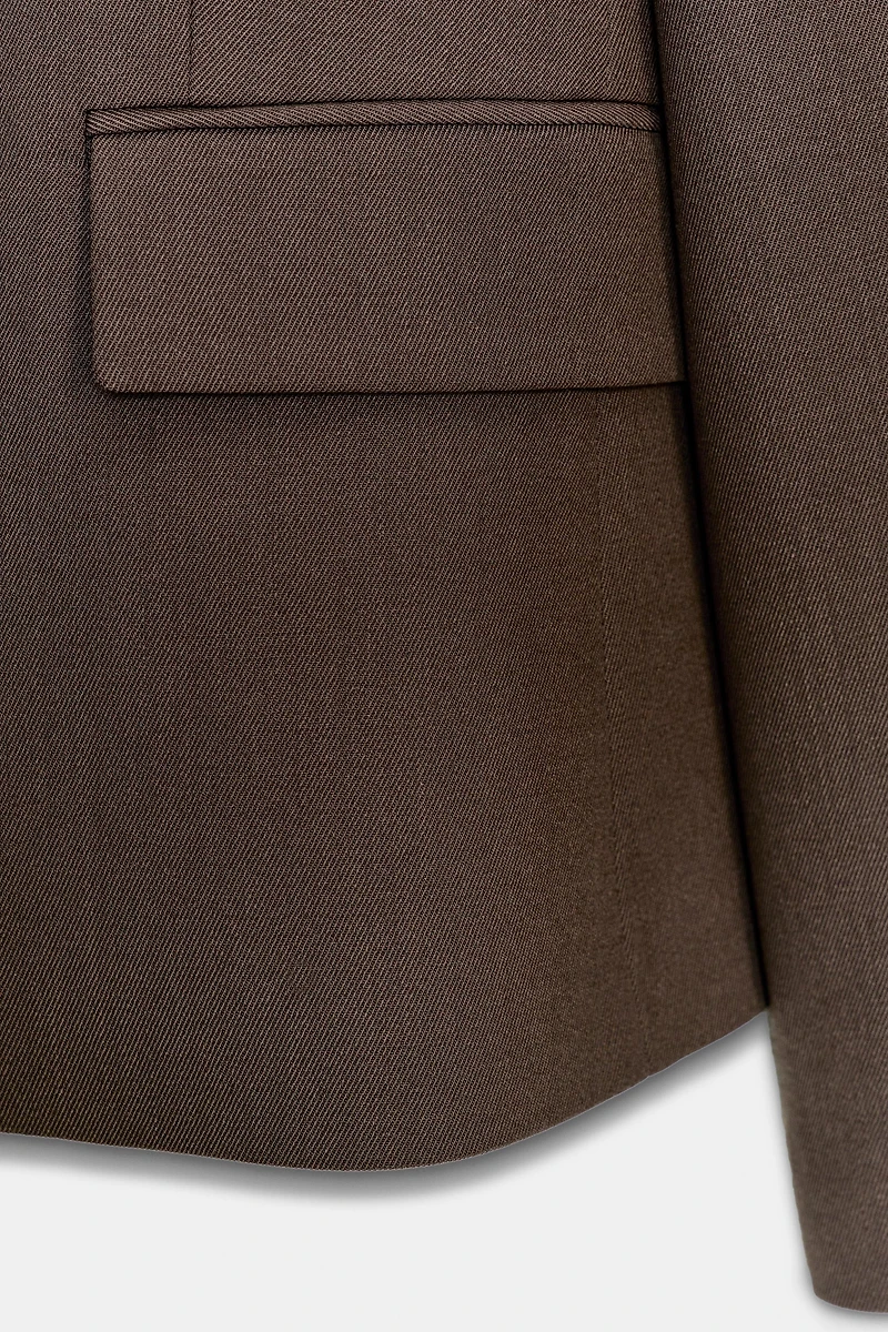 WOOL BLEND BLAZER ZW COLLECTION