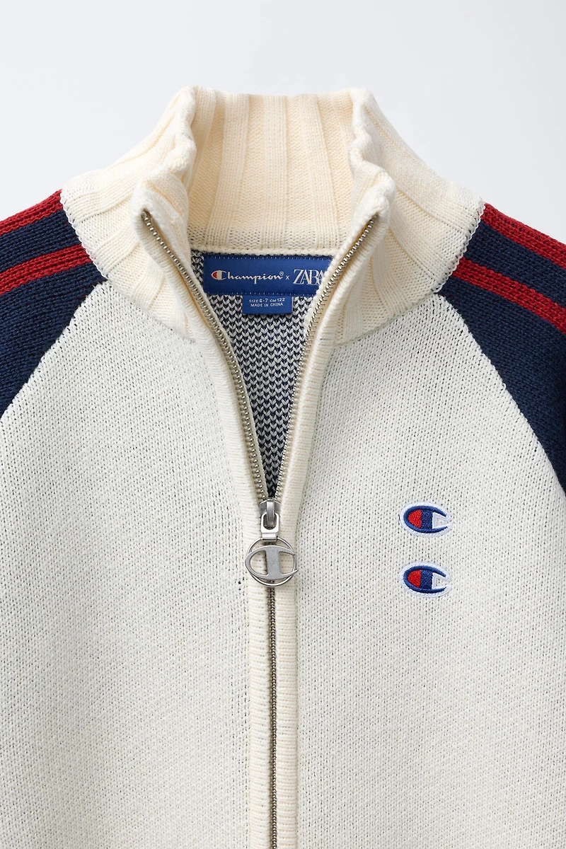 VESTE EN MAILLE CHAMPION ® X ZARA
