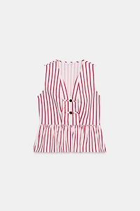 STRIPED FIREMAN CLASP TOP