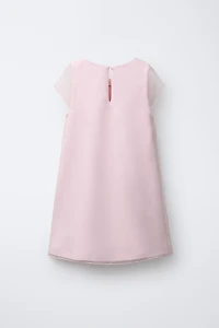 3D FLORAL ORGANZA DRESS