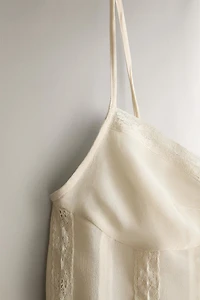 TOP COTON DENTELLE