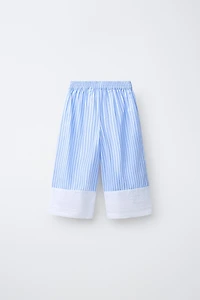 CROCHET HEART STRIPED PANTS