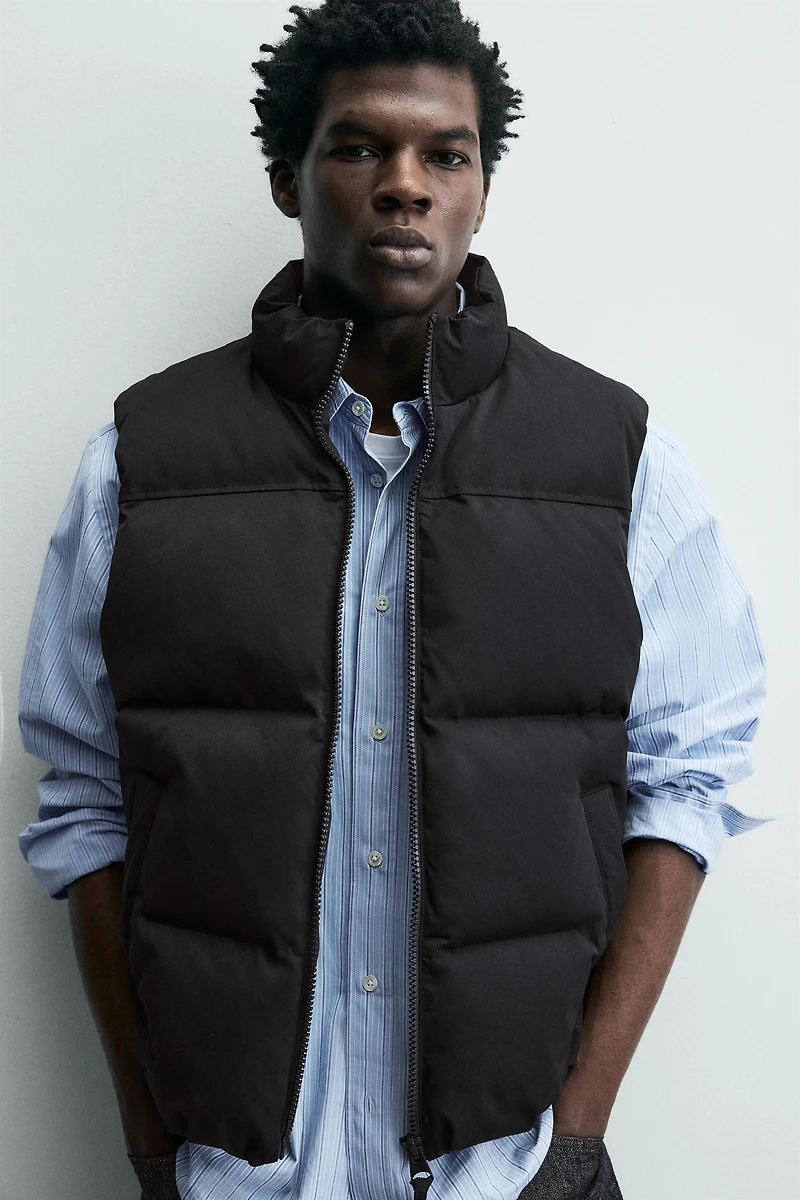 REGULAR FIT PUFFER VEST