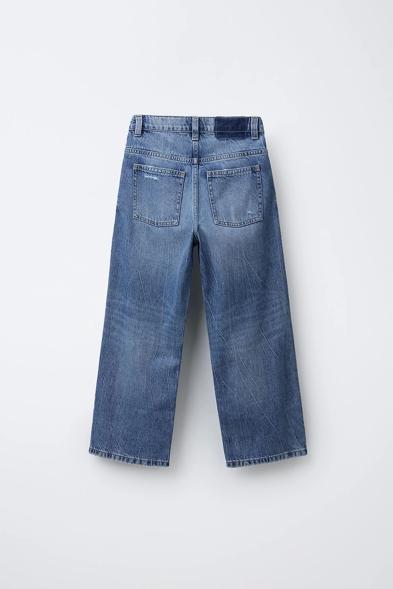 JEAN WIDE LEG DÉCHIRÉ
