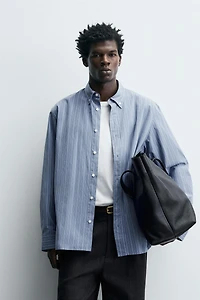 TEXTURED STRIPED SHIRT