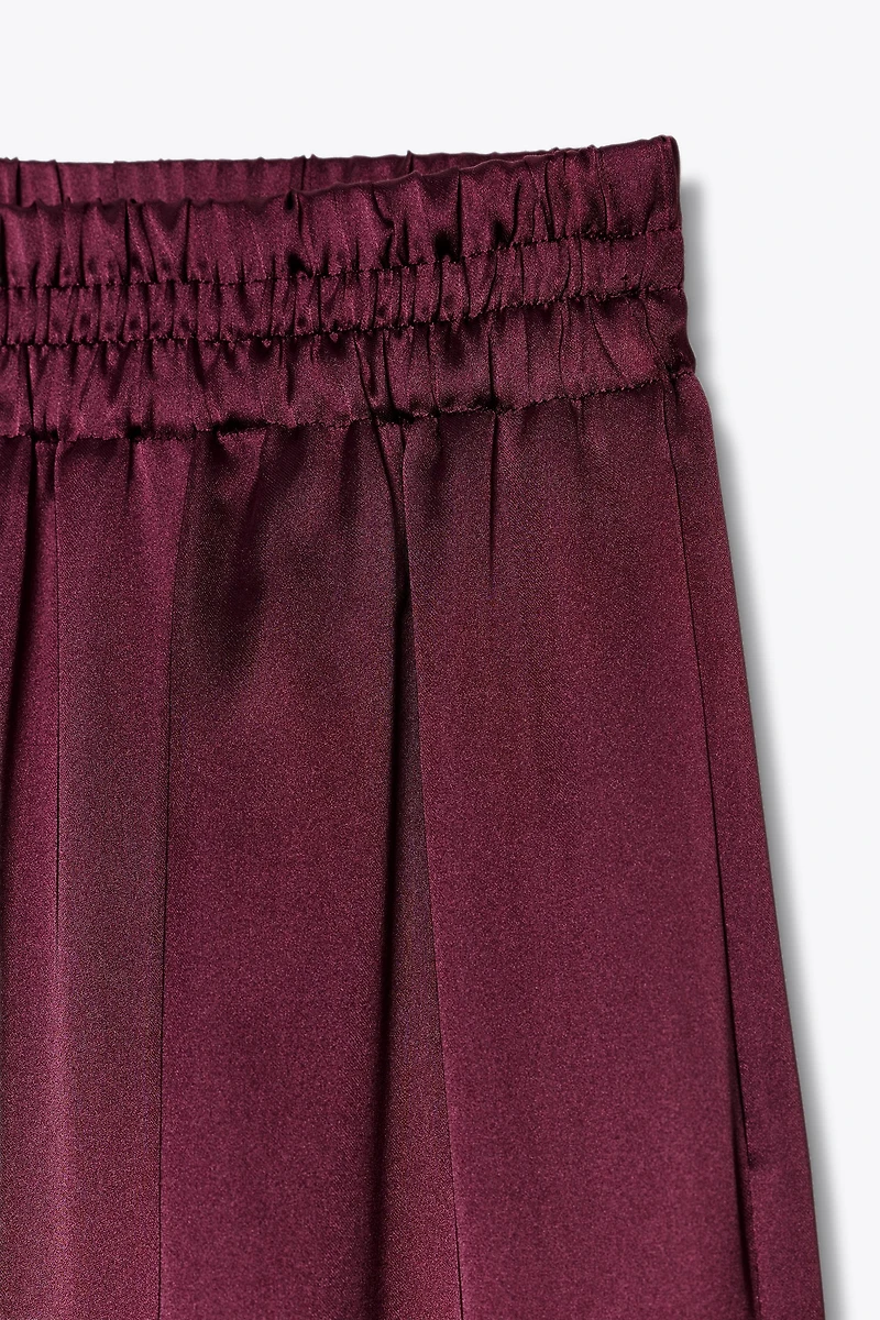 HIGH-WAISTED SLIM PANTS
