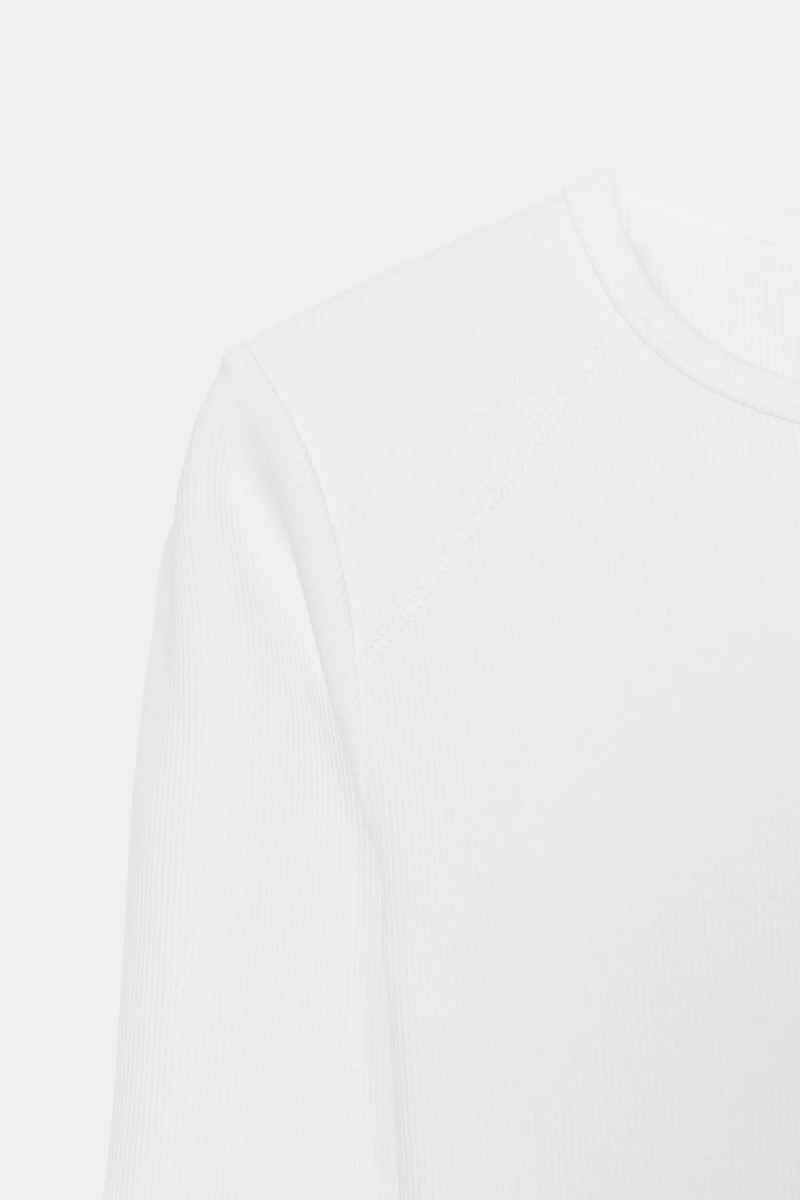 T-SHIRT CÔTELÉ