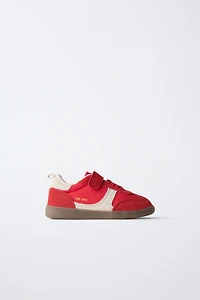 SPLIT SUEDE SNEAKERS