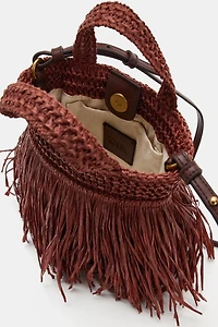 FRINGED MINI HANDBAG