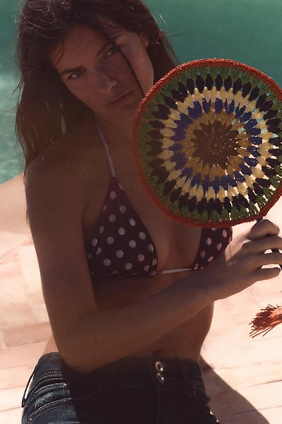 BRAIDED TASSEL FAN