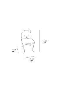 CHAISE BOIS OURSON
