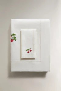 FRUIT EMBROIDERED TABLECLOTH