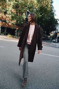 Z.09 STRAIGHT HIGH WAIST CROSSED JEANS