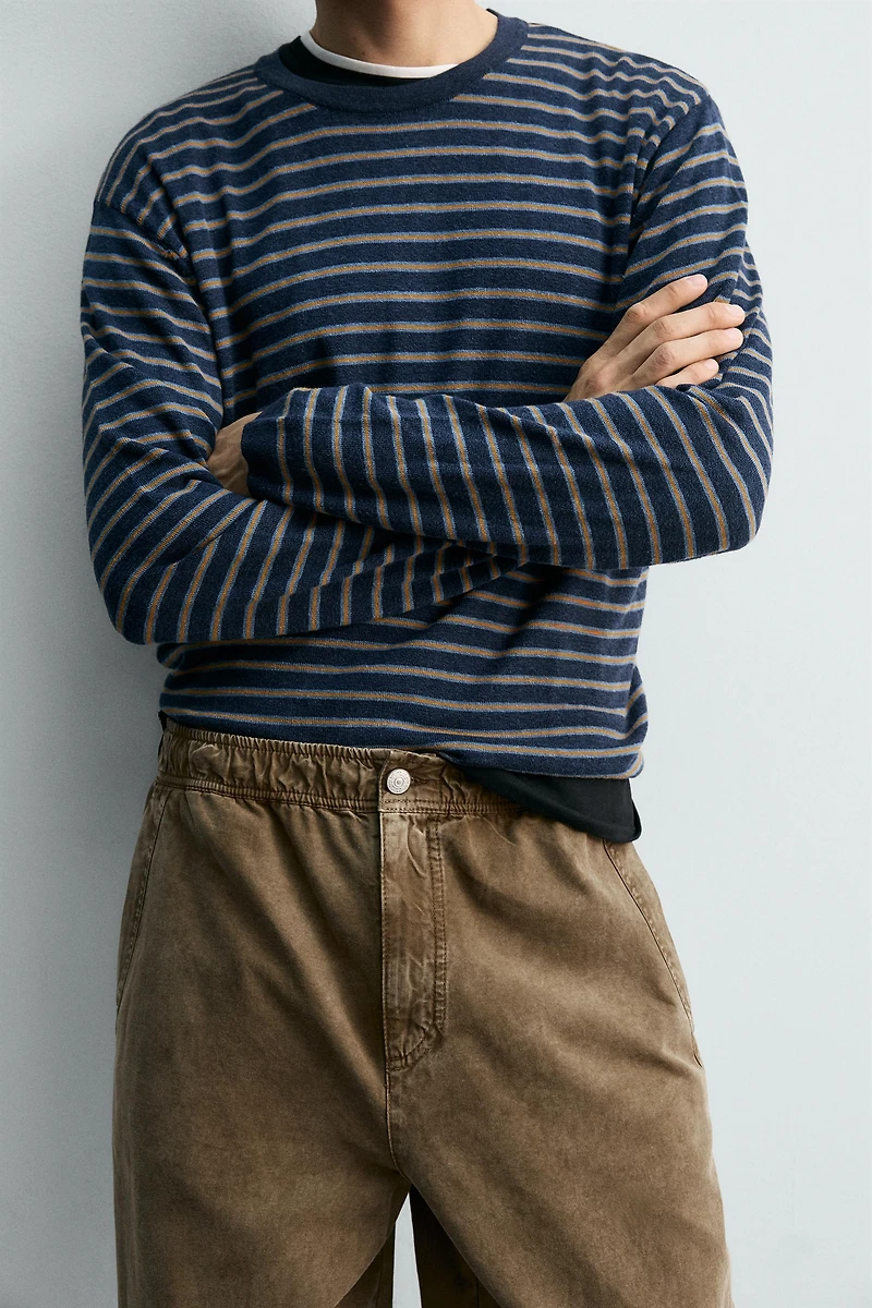 WASHED TEXTURED PANTS