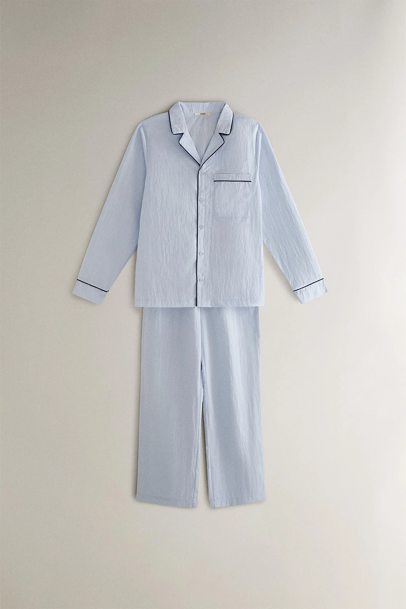 CHEMISE PASSEPOIL NOIR