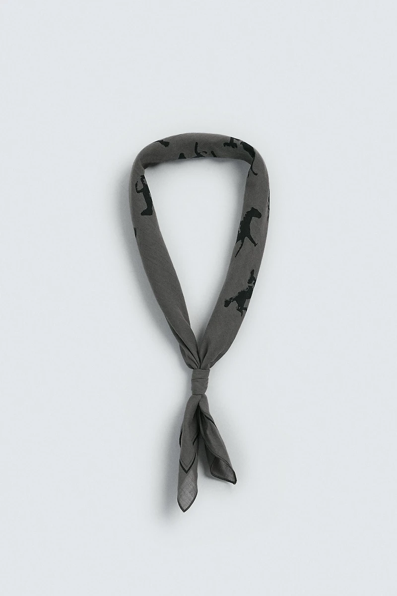 HORSE PRINT BANDANA