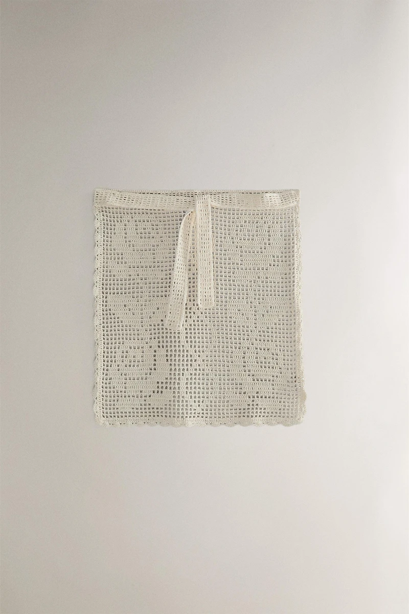 CROCHET COTTON APRON