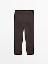 Wide-leg trousers with pockets - LIMITED