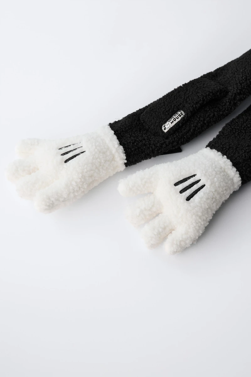 MICKEY MOUSE © DISNEY HANDS FLEECE SCARF