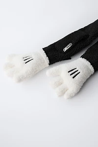 MICKEY MOUSE © DISNEY HANDS FLEECE SCARF
