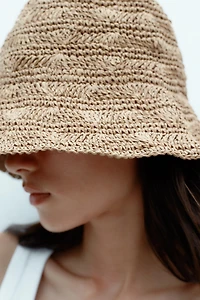 BRAIDED BUCKET HAT